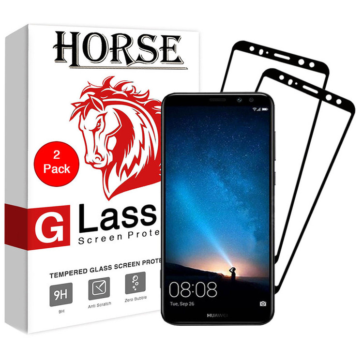 محافظ صفحه نمایش 5D هورس مدل FAG مناسب برای گوشی موبایل هوآوی Mate 10 Lite بسته دو عددی