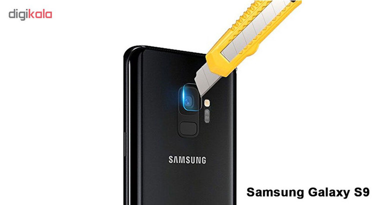 محافظ لنز دوربین هورس مدل UTF مناسب برای گوشی موبایل سامسونگ Galaxy S9