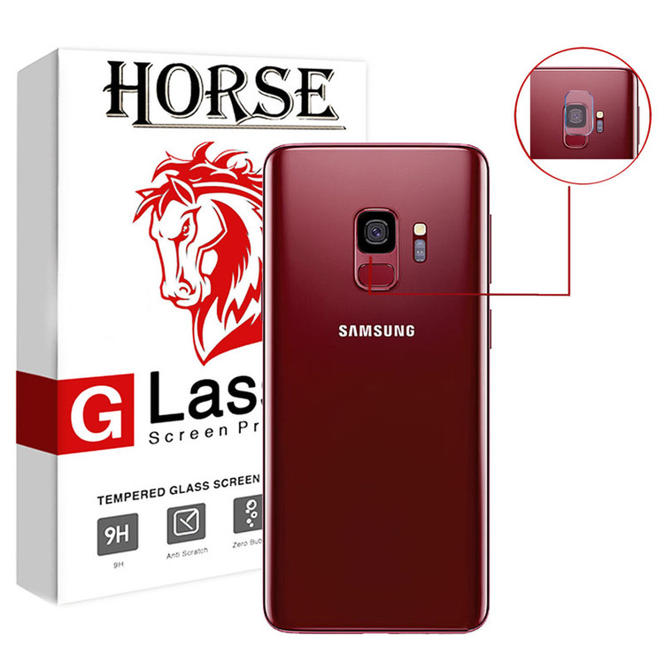 محافظ لنز دوربین هورس مدل UTF مناسب برای گوشی موبایل سامسونگ Galaxy S9