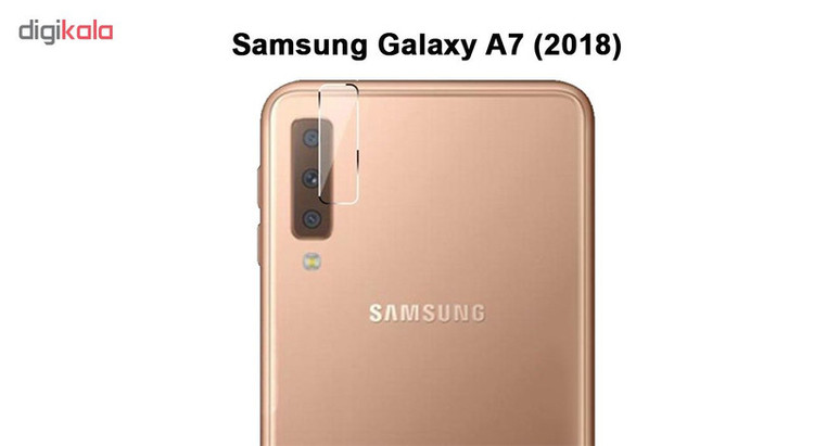 محافظ لنز دوربین هورس مدل UTF مناسب برای گوشی موبایل سامسونگ Galaxy A7 2018
