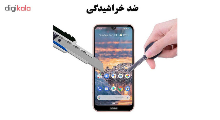 محافظ صفحه نمایش 5D هورس مدل FAG مناسب برای گوشی موبایل نوکیا 4.2 بسته دو عددی