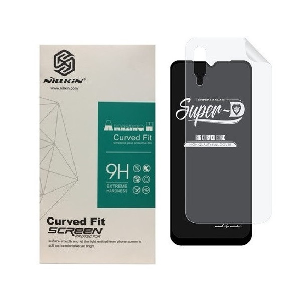 محافظ صفحه نمایش مدل 2SN- مناسب برای گوشی موبایل Galaxy A70s به همراه محافظ پشت گوشی