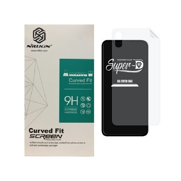 محافظ صفحه نمایش مدل 2SN- مناسب برای گوشی موبایل اپل iPhone X به همراه محافظ پشت گوشی