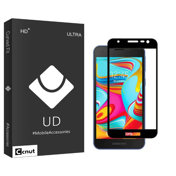 محافظ صفحه نمایش شیشه ای کوکونات مدل UD Black مناسب برای گوشی موبایل سامسونگ Galaxy A2 Core