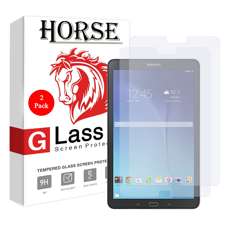 محافظ صفحه نمایش گلس هورس مدل UCC مناسب برای تبلت سامسونگ Galaxy Tab E 9.6 T560 بسته دو عددی