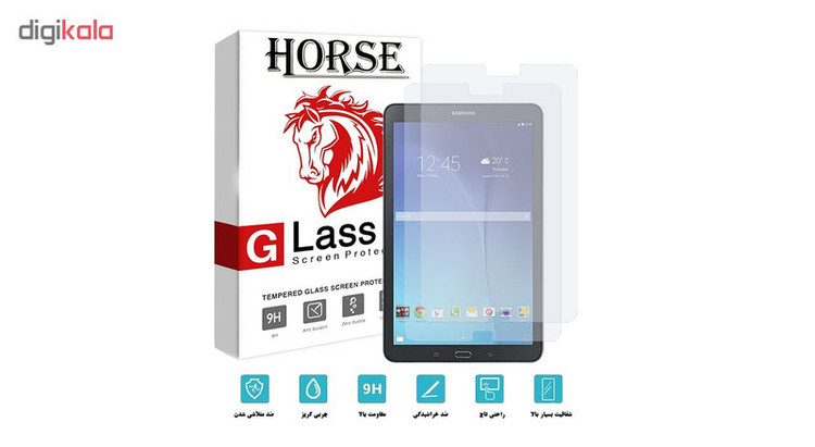 محافظ صفحه نمایش گلس هورس مدل UCC مناسب برای تبلت سامسونگ Galaxy Tab E 9.6 T560 بسته دو عددی