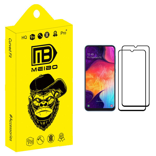 محافظ صفحه نمایش سرامیکی میبو مدل +T4K مناسب برای گوشی موبایل سامسونگ A20/A30 بسته دو عددی