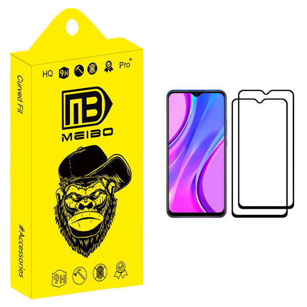 محافظ صفحه نمایش میبو مدل +MHD مناسب برای گوشی موبایل شیائومی Redmi 9 بسته دو عددی