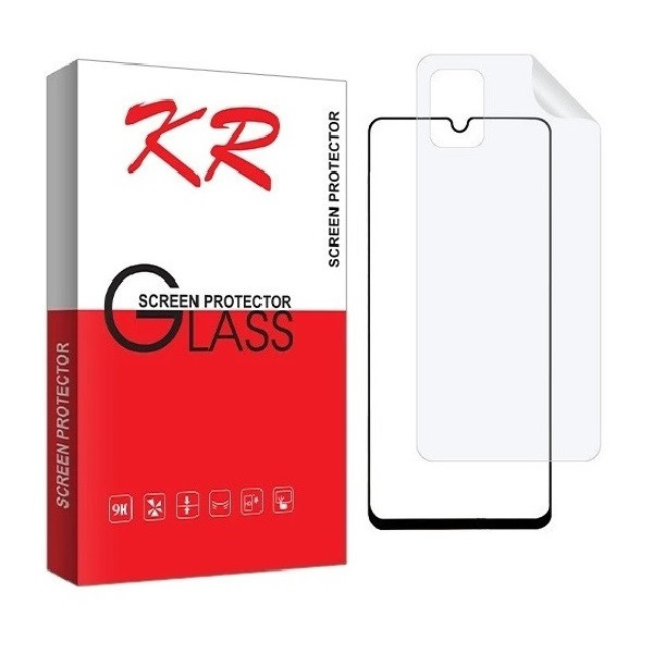 محافظ صفحه نمایش کی آر مدل 2FN مناسب برای گوشی موبایل سامسونگ Galaxy A51 5G به همراه محافظ پشت گوشی