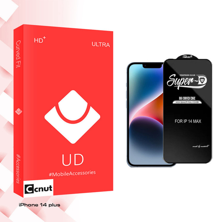 محافظ صفحه نمایش کوکونات مدل UD super-D مناسب برای گوشی موبایل اپل iPhone 14 plus