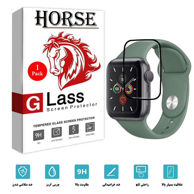 محافظ صفحه نمایش هورس مدل PMMA-H مناسب برای اپل واچ Series 5 Aluminum 40mm