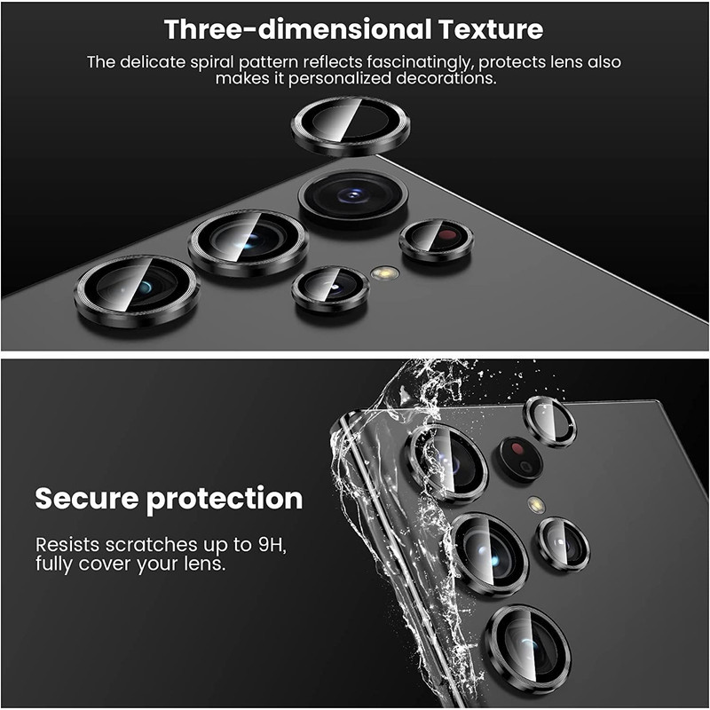محافظ لنز دوربین رینگی D`HARDمدل Transparent Ring مناسب برای گوشی موبایل سامسونگ Galaxy S23 Ultra