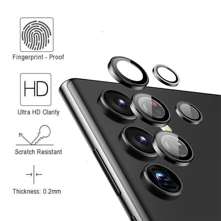 محافظ لنز دوربین رینگی D`HARDمدل Transparent Ring مناسب برای گوشی موبایل سامسونگ Galaxy S23 Ultra