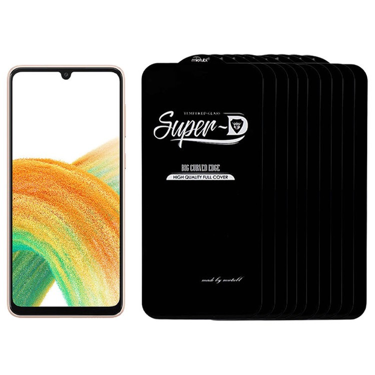 محافظ صفحه نمایش میتوبل مدل سوپر دی مناسب برای گوشی موبایل سامسونگ GALAXY A33 بسته 10 عددی