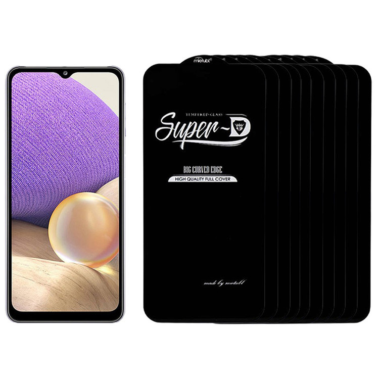 محافظ صفحه نمایش میتوبل مدل سوپر دی مناسب برای گوشی موبایل سامسونگ GALAXY A32 بسته 10 عددی