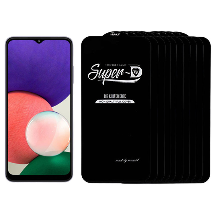 محافظ صفحه نمایش میتوبل مدل سوپر دی مناسب برای گوشی موبایل سامسونگ GALAXY A22 5G بسته 10 عددی