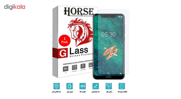 محافظ صفحه نمایش هورس مدل FSN مناسب برای گوشی موبایل نوکیا X5 / 5.1 Plus