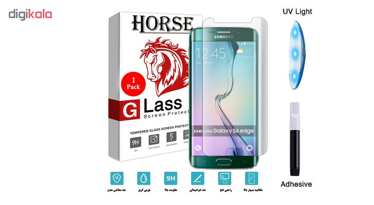 محافظ صفحه نمایش هورس مدل LVB مناسب برای گوشی موبایل سامسونگ Galaxy S6 edge