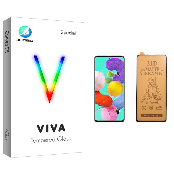 محافظ صفحه نمایش سرامیکی جانبو مدل Viva Glass مناسب برای گوشی موبایل سامسونگ Galaxy A51
