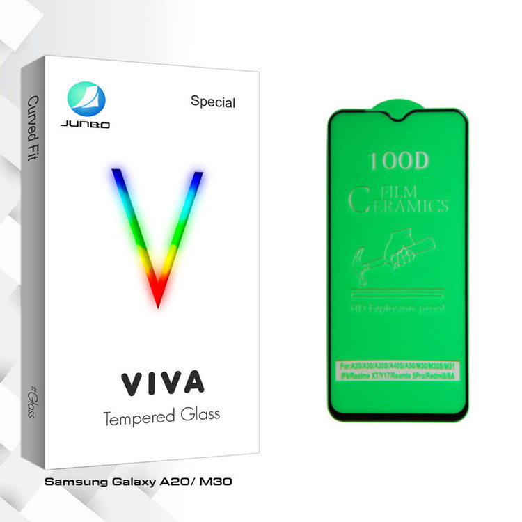 محافظ صفحه نمایش جانبو مدل Viva Glass مناسب برای گوشی موبایل سامسونگ Galaxy A20/ M30