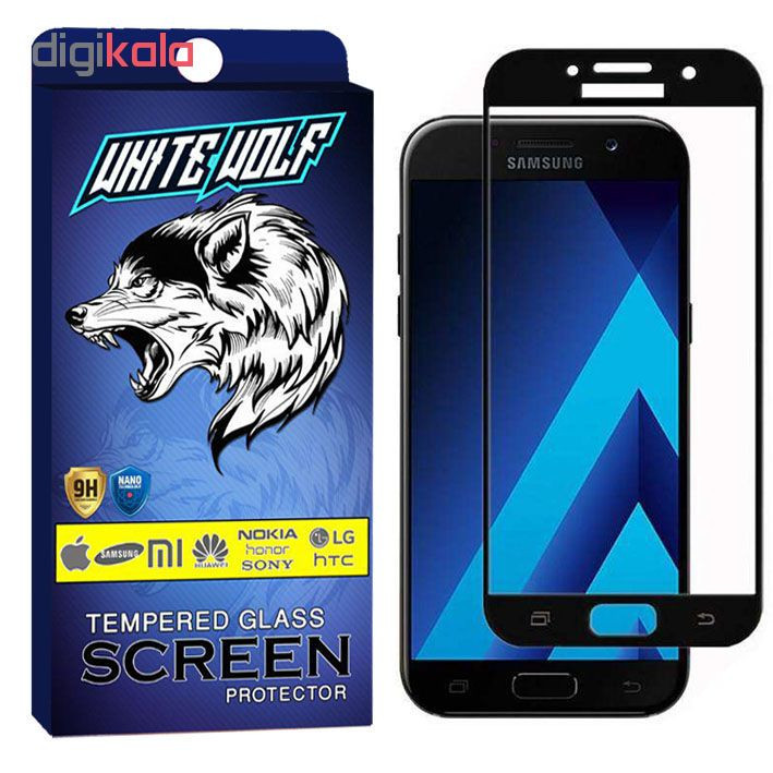 محافظ صفحه نمایش وایت ولف مدل WGF مناسب برای گوشی موبایل سامسونگGalaxy A5 2017