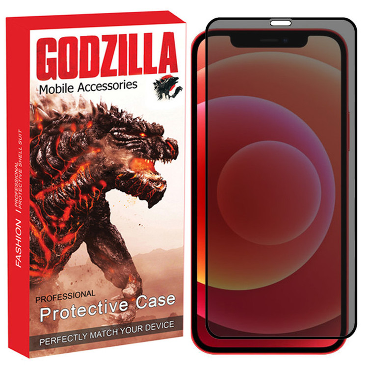 محافظ صفحه نمایش حریم شخصی گودزیلا مدل GGP مناسب برای گوشی موبایل اپل iPhone 12 Pro Max