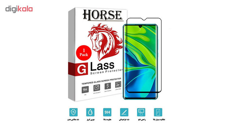 محافظ صفحه نمایش 5D هورس مدل FAG مناسب برای گوشی موبایل شیائومی Mi CC9 Pro