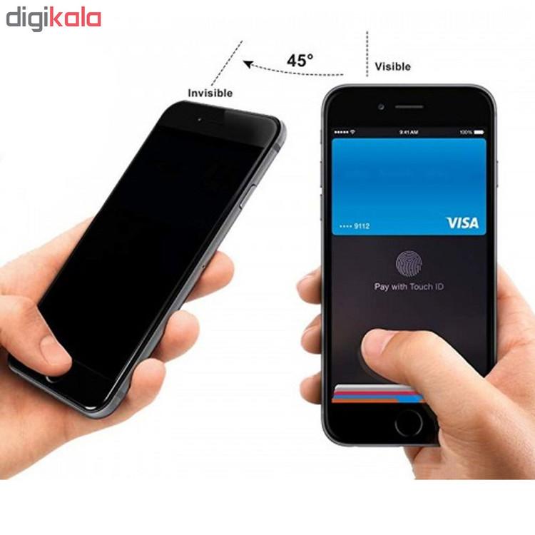 محافظ صفحه نمایش حریم شخصی اسپایدر مدل S-FG002 مناسب برای گوشی موبایل اپل iPhone 8 Plus