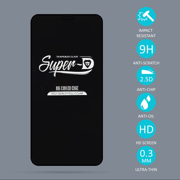 محافظ صفحه نمایش مدل SUPER-D مناسب برای گوشی موبایل اپل iPhone 12