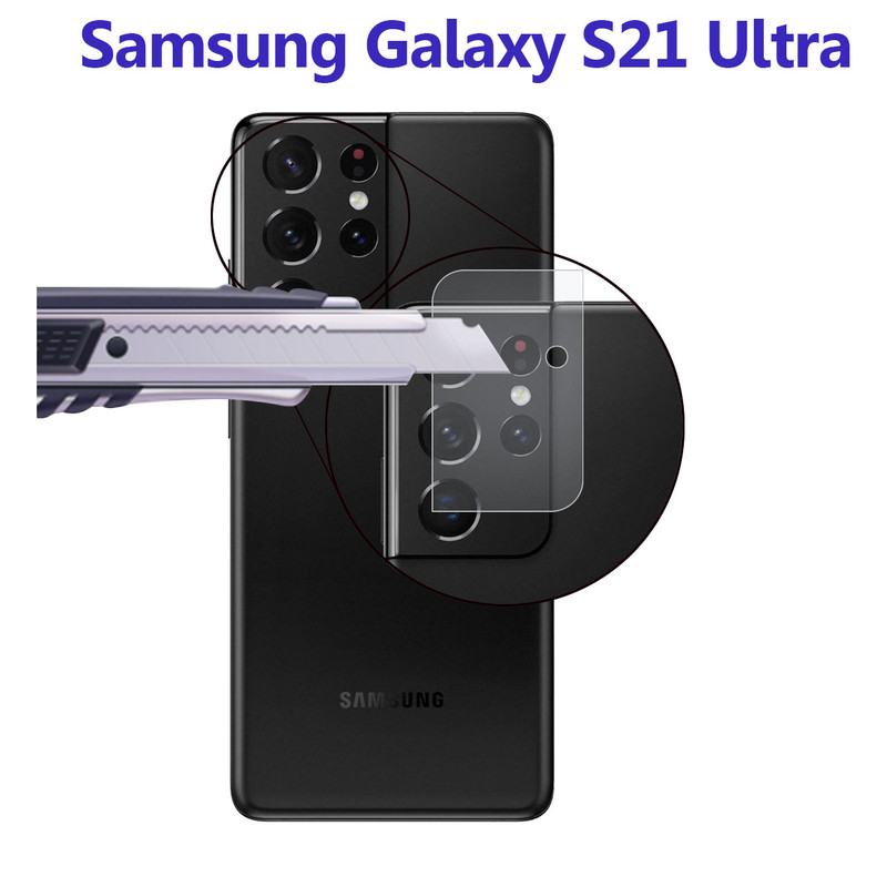 محافظ لنز دوربین هورس مدل UTF مناسب برای گوشی موبایل سامسونگ Galaxy S21 Ultra 5G