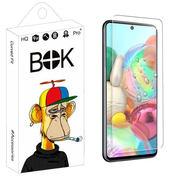 محافظ صفحه نمایش شیشه ای بوک مدل Shiny مناسب برای گوشی موبایل سامسونگ Galaxy A71 / A73 5G / M51 / M52 5G / M62 / F62