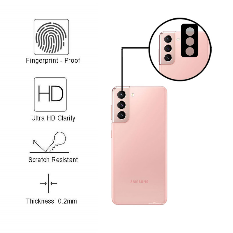 محافظ لنز دوربین هورس مدل UTFH مناسب برای گوشی موبایل سامسونگ Galaxy S21