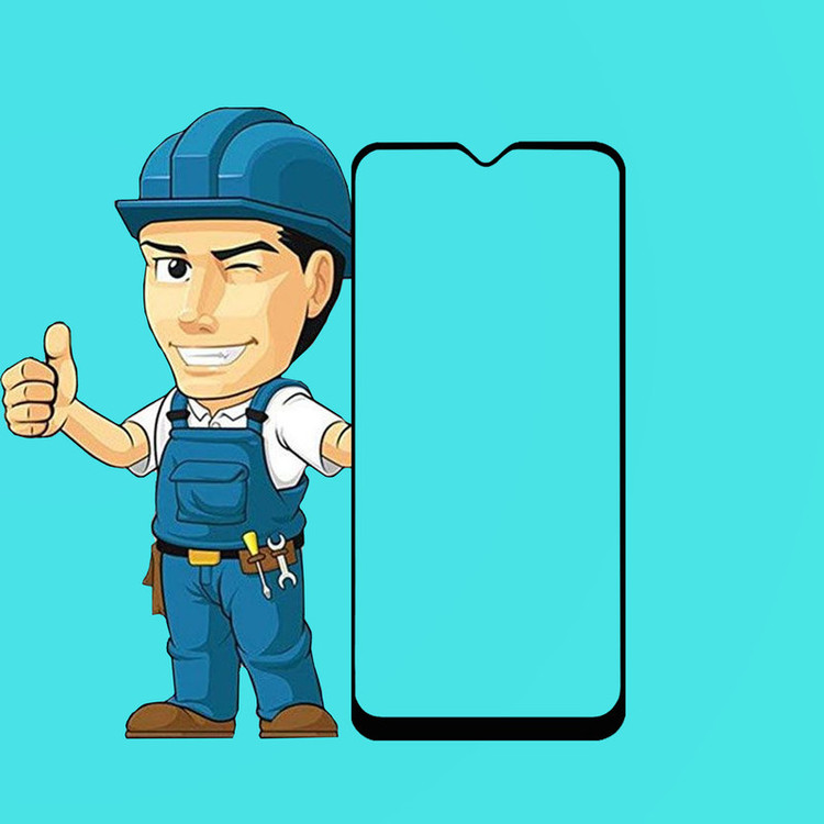 محافظ صفحه نمایش مدل FCRMP مناسب برای گوشی موبایل سامسونگ Galaxy A20s مجموعه دو عددی