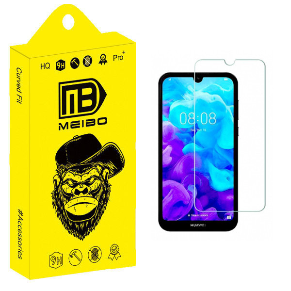 محافظ صفحه نمایش شیشه ای میبو مدل Transparent مناسب برای گوشی موبایل هوآوی Y5 2019 / Y5 Prime 2019 / آنر 8s