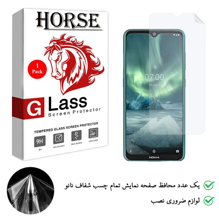 محافظ صفحه نمایش نانو هورس مدل TPU01 مناسب برای گوشی موبایل نوکیا 7.2