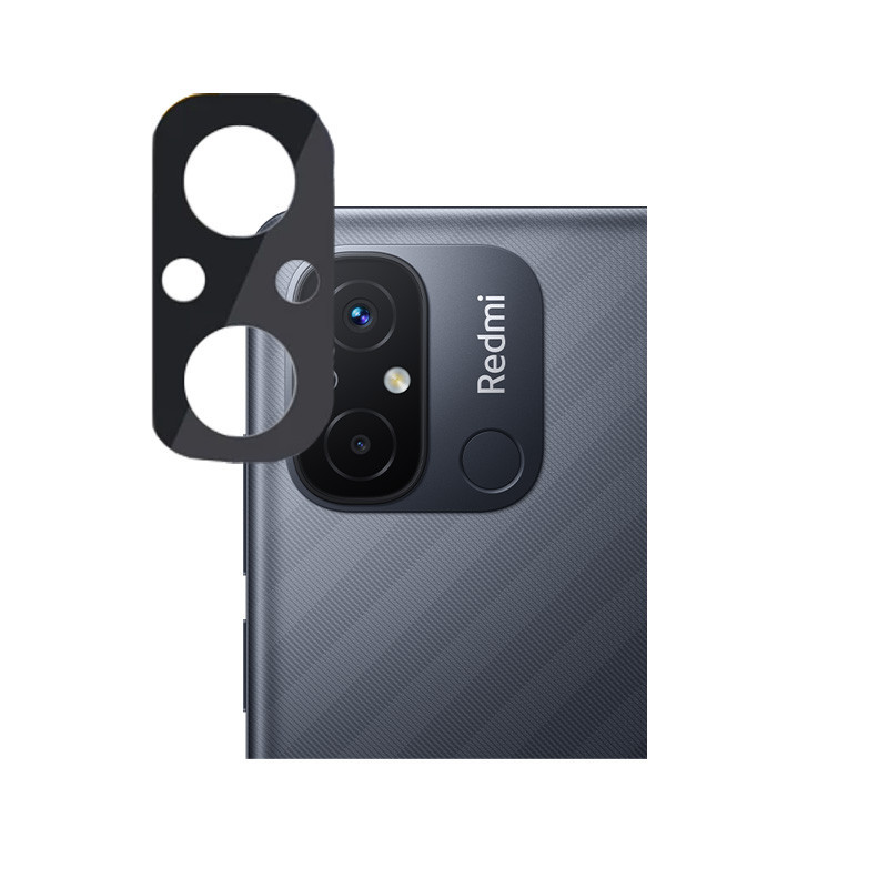 محافظ لنز دوربین بوک مدل 3D-9H مناسب برای گوشی موبایل شیائومی Redmi 12C