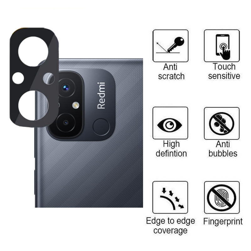محافظ لنز دوربین بوک مدل 3D-9H مناسب برای گوشی موبایل شیائومی Redmi 12C