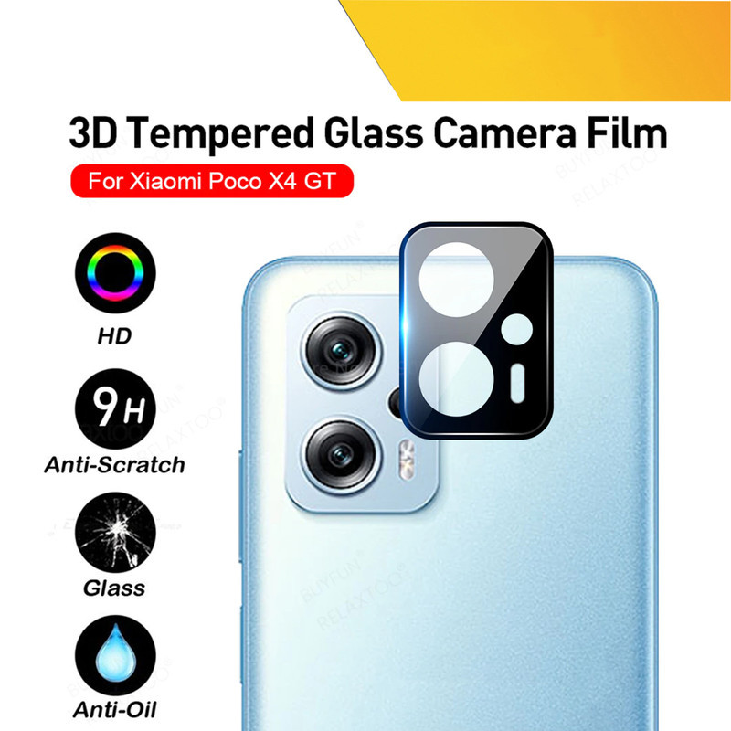 محافظ لنز دوربین میبو مدل 3D-9H مناسب برای گوشی موبایل شیائومی Poco X4 GT