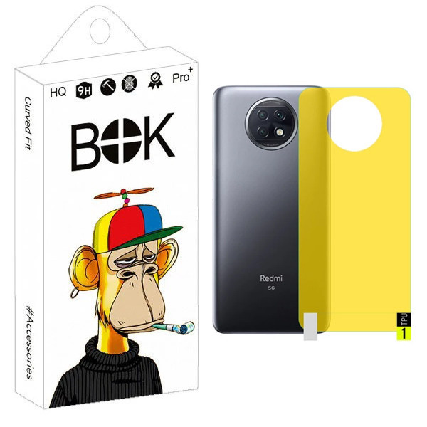 محافظ پشت گوشی بوک مدل Transparent TPU مناسب برای گوشی موبایل شیائومی Redmi Note 9 5G