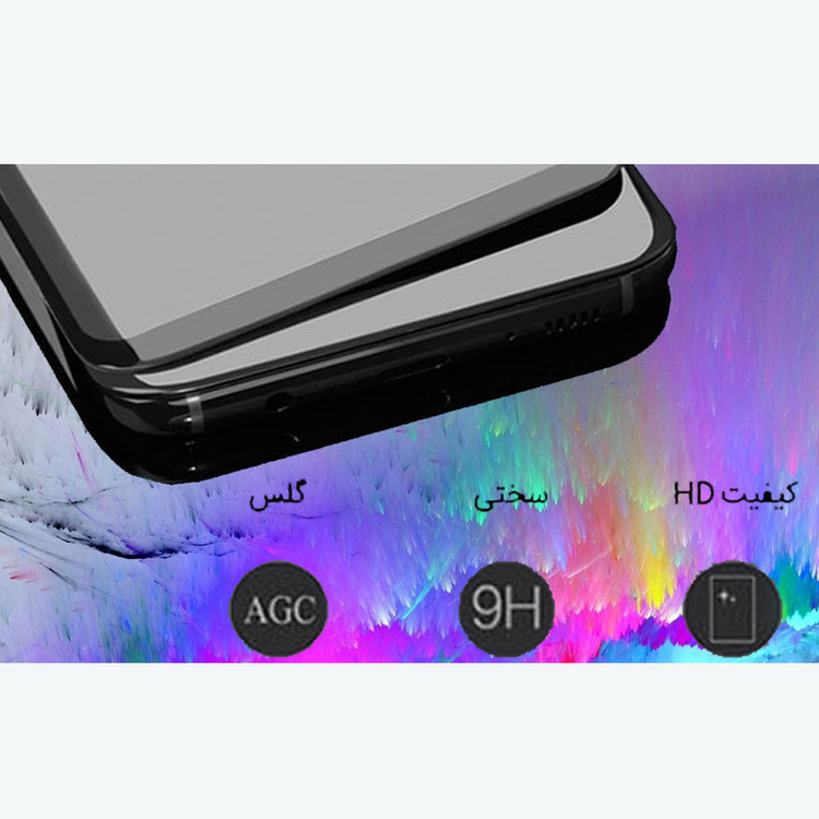 محافظ صفحه نمایش مدل FLGSP مناسب برای گوشی موبایل سامسونگ Galaxy A70 به همراه محافظ لنز دوربین