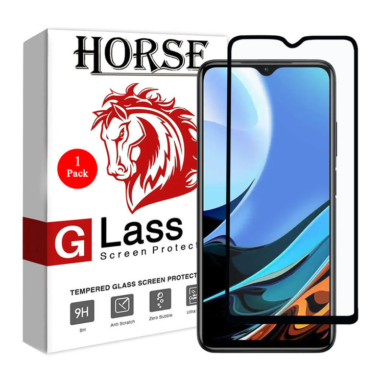محافظ صفحه نمایش 5D هورس مدل FAG مناسب برای گوشی موبایل شیائومی Redmi 9 Power