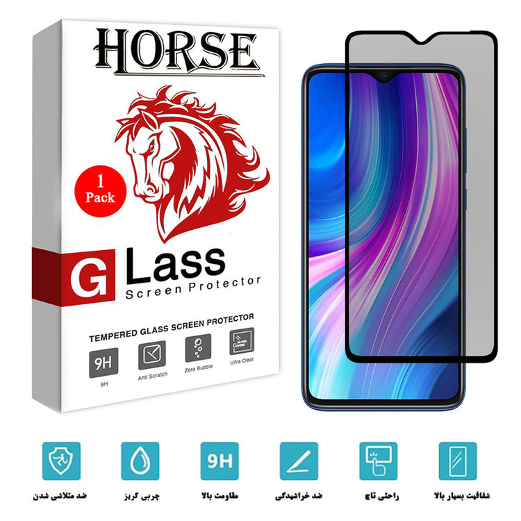محافظ صفحه نمایش سرامیکی هورس مدل CRP مناسب برای گوشی موبایل شیائومی Redmi Note 8 Pro