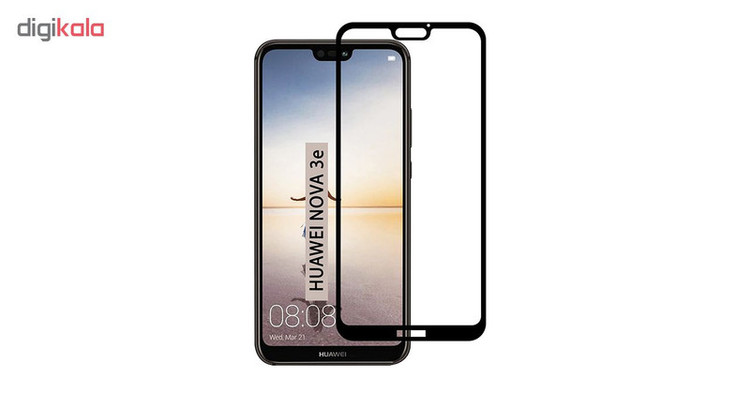 محافظ صفحه نمایش نیکسو مدل Full Glue مناسب برای گوشی موبایل هواوی P20 Lite / Nova 3e