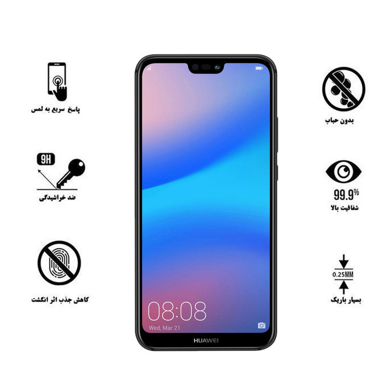 محافظ صفحه نمایش سرامیکی هورس مدل CRM مناسب برای گوشی موبایل هوآوی P20 lite / Nova 3e بسته دو عددی