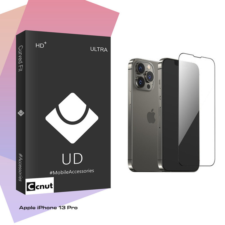 محافظ صفحه نمایش کوکونات مدل UD Black مناسب برای گوشی موبایل اپل iPhone 13 Pro