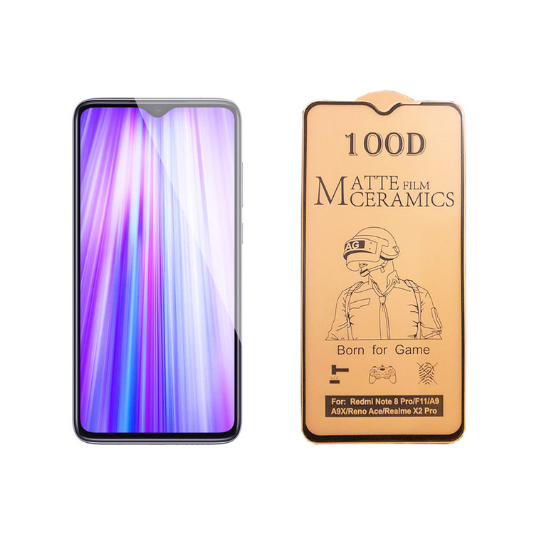 محافظ صفحه نمایش سرامیکی مات گریفین مدل FLCRM GN to مناسب برای گوشی موبایل شیائومی Redmi Note 8 Pro