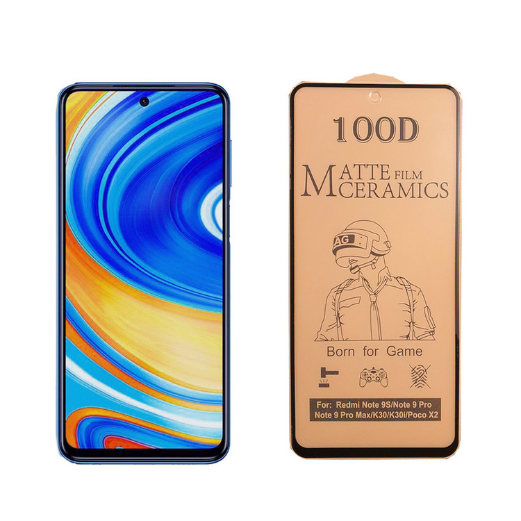 محافظ صفحه نمایش سرامیکی مات گریفین مدل FLCRM GN to مناسب برای گوشی موبایل شیائومی Redmi Note 9 Pro Max