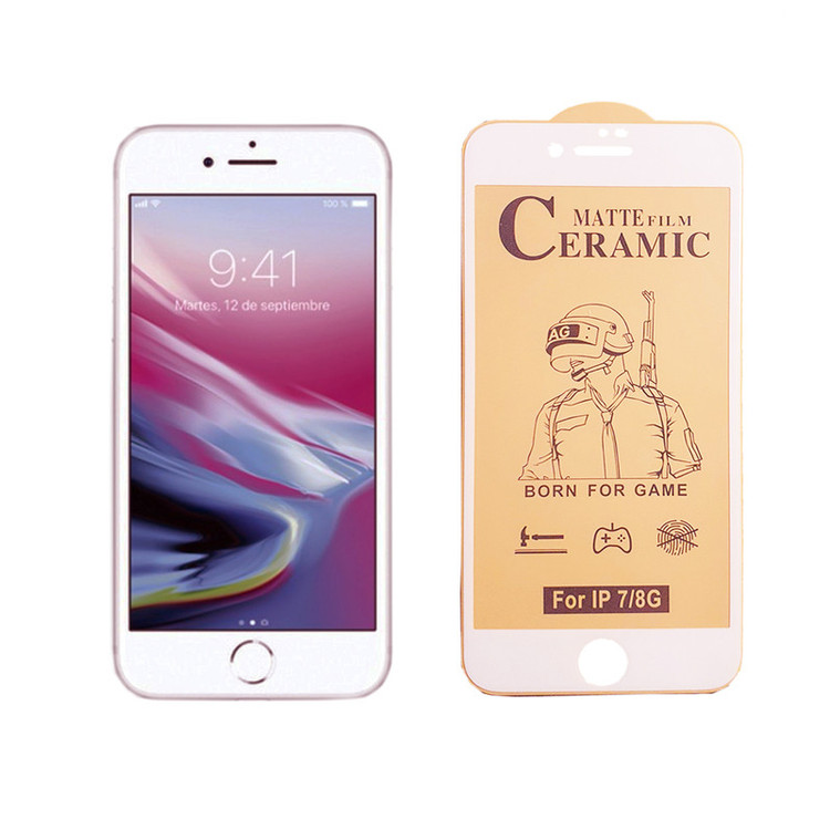 محافظ صفحه نمایش سرامیکی مات گریفین مدل FLCRM GN to مناسب برای گوشی موبایل اپل iPhone 8