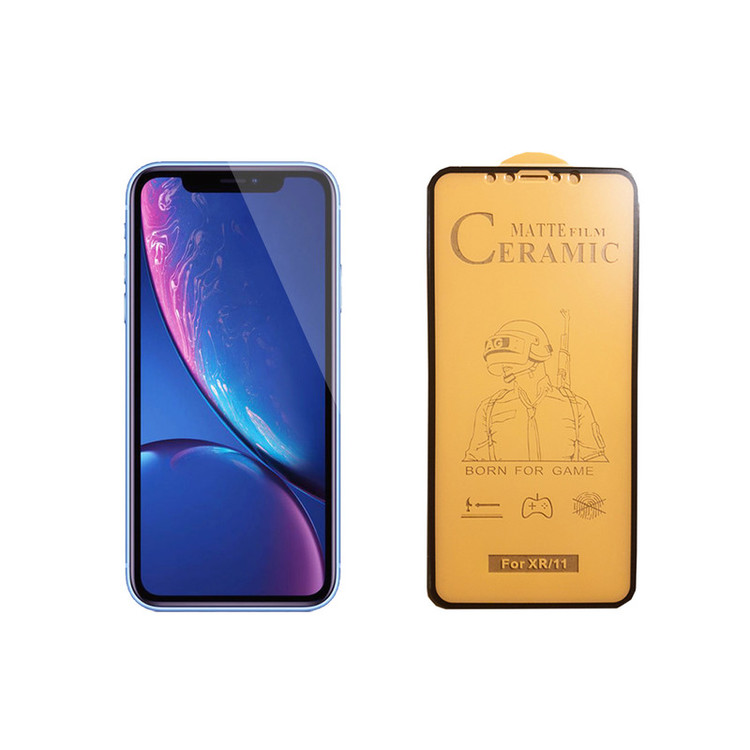 محافظ صفحه نمایش سرامیکی مات گریفین مدل FLCRM GN to مناسب برای گوشی موبایل اپل iPhone XR