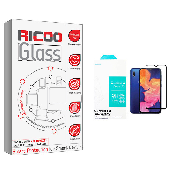 محافظ صفحه نمایش سرامیکی ریکوو مدل +HD مناسب برای گوشی موبایل سامسونگ Galaxy A10s